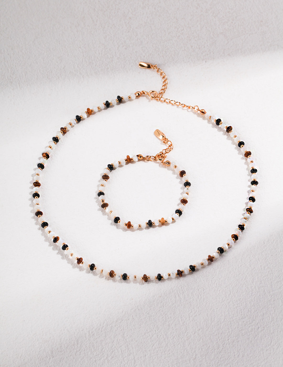 Embrace the Mystique: Silver Tiger's Eye Bracelet and Necklace