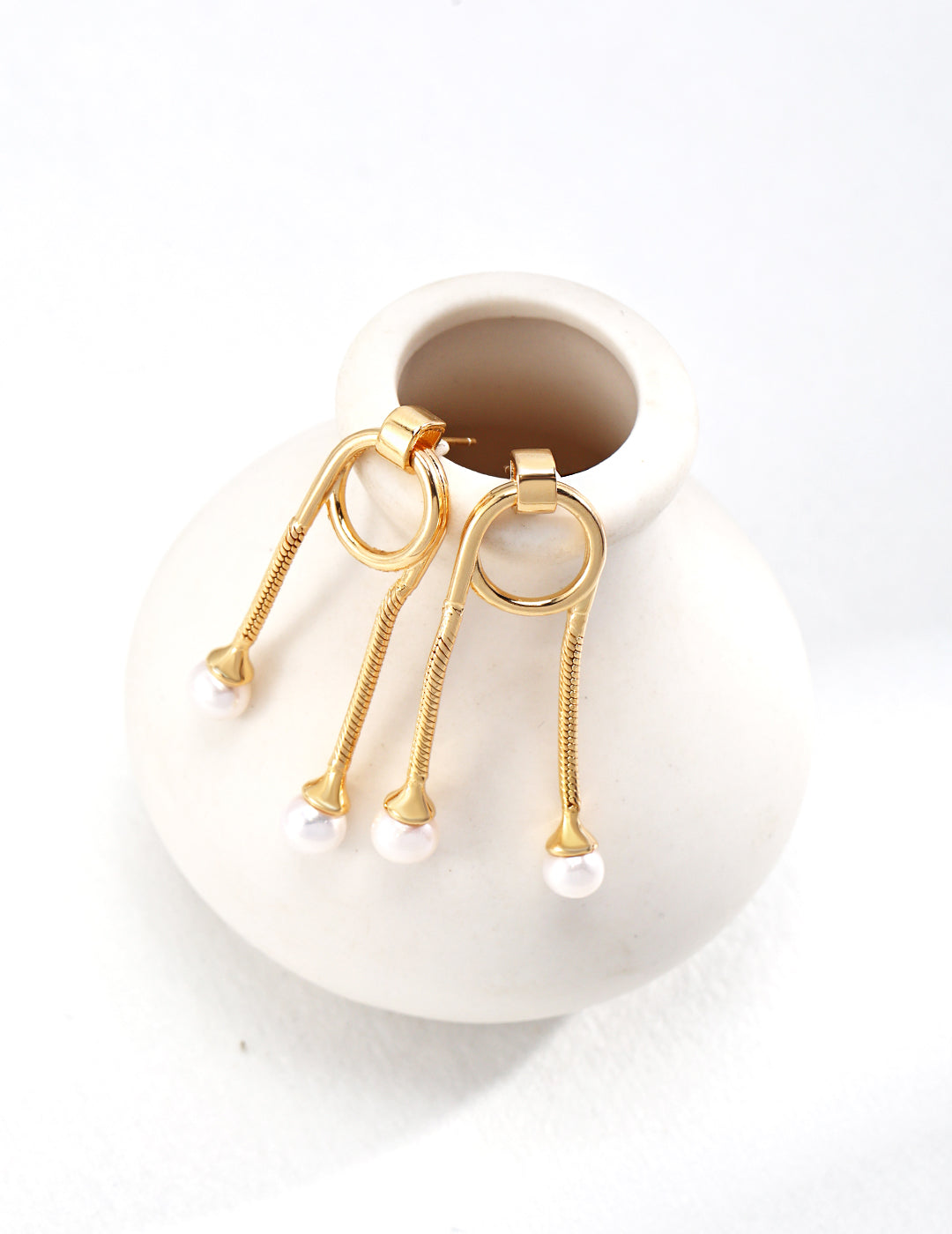 Exquisite Pearl Earrings: Timeless Elegance in 925 Silver with Natural Pearls