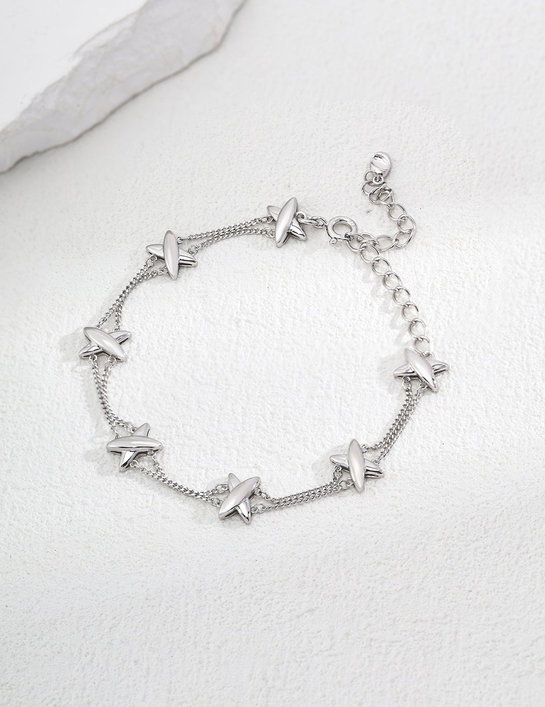 Minimalist S925 Silver Bracelet - Vintage Gold & White Gold Options with Adjustable Length