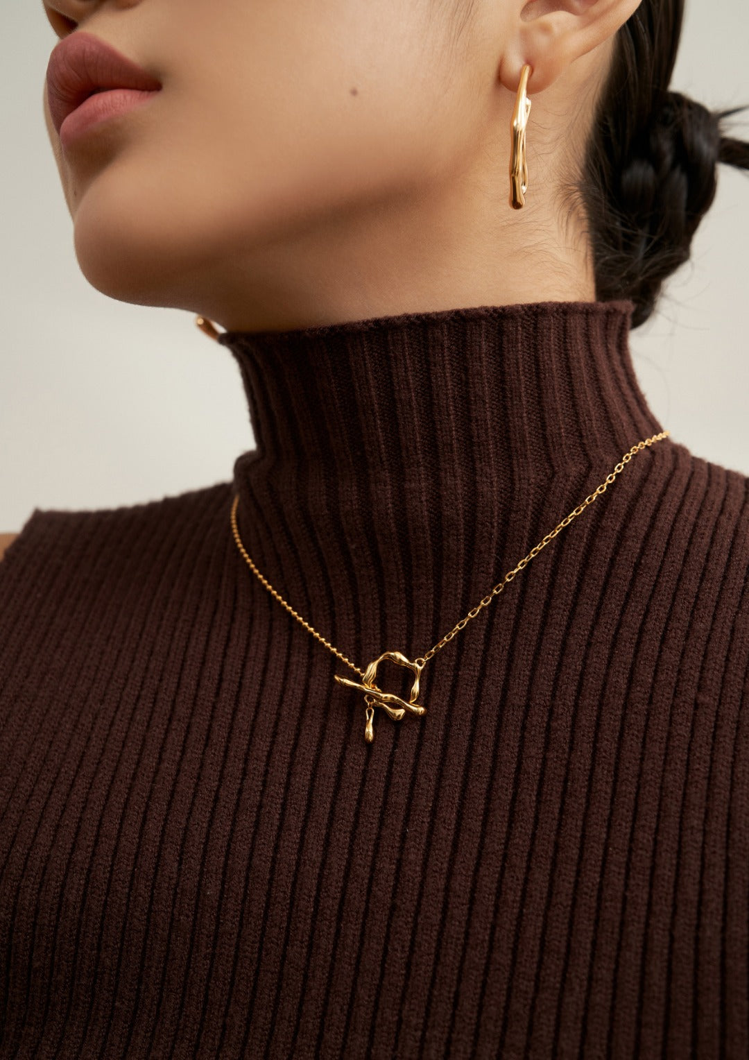 Stylish S925 Silver Sweater Chain: New Autumn/Winter Collection in Silver and Vintage Gold